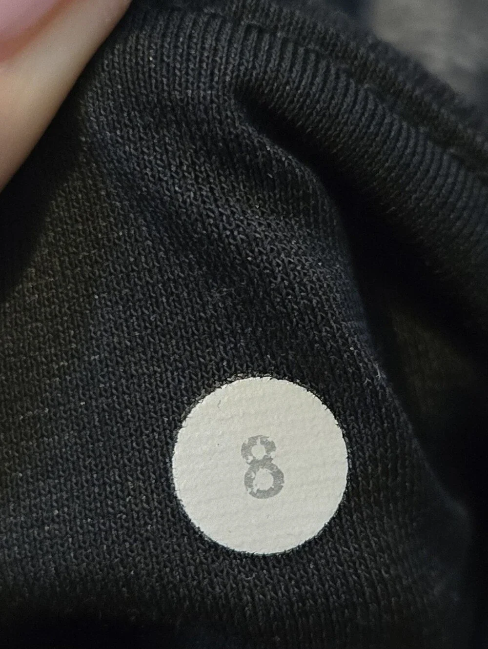 Lululemon Boogie Short Wee Stripe Black Heathered Black /Black Yoga Gym Run! 8